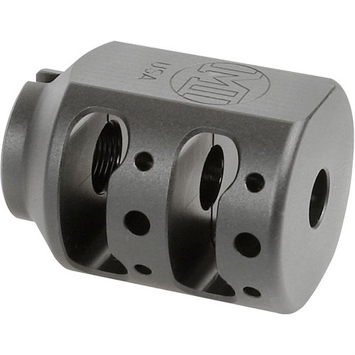 Der ALPHA TANK BRAKE reduziert den Muzzle Climb dank seines Dual Chamber Designs, ist aus 416 Edelstahl gefertigt und bietet eine lebenslange Garantie.