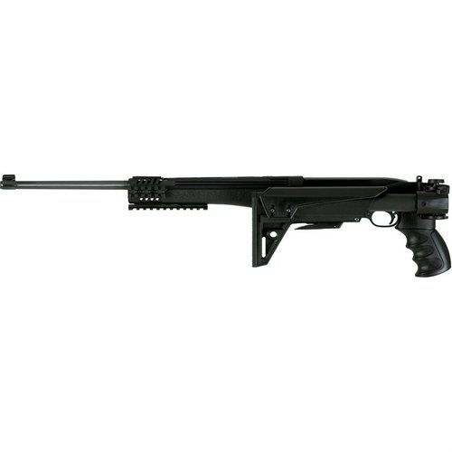 Der STRIKEFORCE GEN2 Stock für Ruger 10/22 bietet eine verstellbare, zusammenklappbare Schulterstütze, TracLOCK-System und drei Picatinny-Schienen für optimale Anpassung.