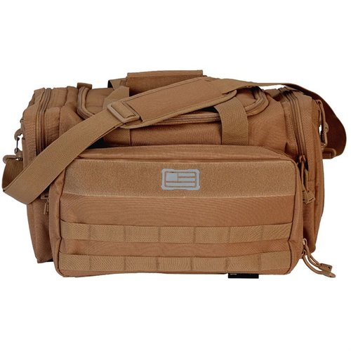 Die TACTICAL BASIC RANGE BAG bietet schnellen Zugriff auf dein Schießzubehör, ist aus strapazierfähigem Polyester, hat ein großes Hauptfach und MOLLE-Webbing.