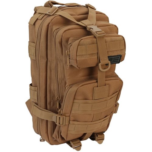 Der TACTICAL ASSAULT PACK bietet strapazierfähiges Polyester, gepolsterte Riemen, MOLLE-Webbing und viel Stauraum für dein essentielles Gear.