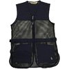 Die BOB ALLEN FULL MESH DUAL PAD SHOOTING VEST bietet leichten Mesh-Stoff für bessere Belüftung, verstellbare Seiten und Taschen für Schrotpatronen.