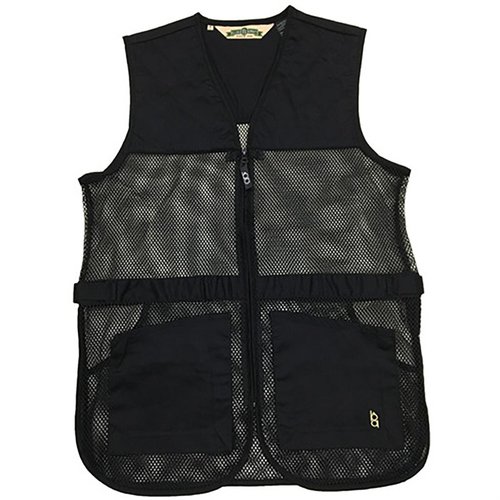 Die BOB ALLEN FULL MESH DUAL PAD SHOOTING VEST bietet leichten Mesh-Stoff, duale Polster für Links- oder Rechtshänder und praktische Taschen für deine Ausrüstung.