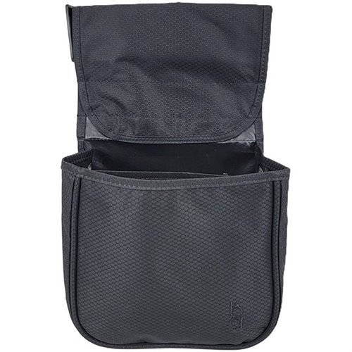 Die BOB ALLEN TEAM SERIES DIVIDED SHELL POUCH ist aus leichtem Ripstop Nylon, hat zwei Fächer für Schrotpatronen und einen verstellbaren 2