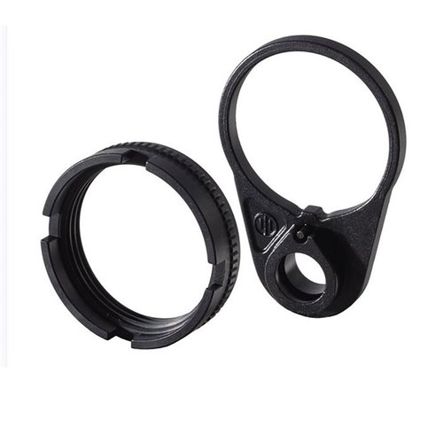 Das Primary Weapons Ratchet Lock Castle Nut End Plate Set ist eine einfache Upgrade-Lösung für dein Gewehr, kompatibel mit mil-spec und kommerziellen Buffer Tubes.