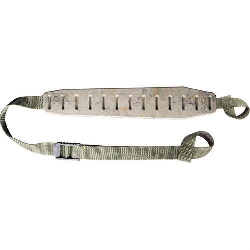 Die QUAKE CLAW 2.0 Slip-On Shotgun Sling bietet einen leichten, rutschfesten Polster, der den Komfort erhöht und ohne Sling Swivel Studs verwendet werden kann.