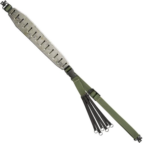 Der Quake Claw 2.0 Game Hauler Sling mit Gurt und Schnallenbefestigung ermöglicht es dir, sowohl deine Waffe als auch die Beute bequem zu transportieren.