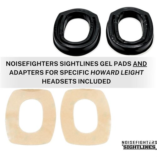 Die Noisefighters Sightlines Gel Ear Pads bieten Komfort für Brillenträger, hervorragende Geräuschisolierung und sind mit vielen Headsets kompatibel.