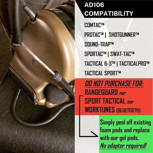 Die SIGHTLINES Gel Ohrpolster-Adapterplatten bieten Komfort für Brillenträger, hervorragende Geräuschisolierung und sind mit vielen Headsets kompatibel.