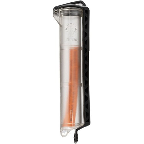 Der CELLVAULT Battery Storage bietet Platz für bis zu 3 CR123 oder 4 AAA Batterien, ist wasserdicht, staubdicht und lässt sich einfach an deinem Gear befestigen.