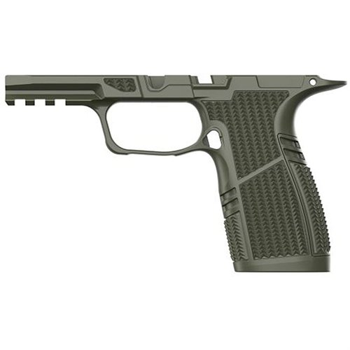 Verbessere deine SIG P365 X-Macro mit dem Tyrant CNC Grip Modul: ergonomisches Design, 1913 Picatinny Rail, flared Magwell und 17 Schuss Kapazität!