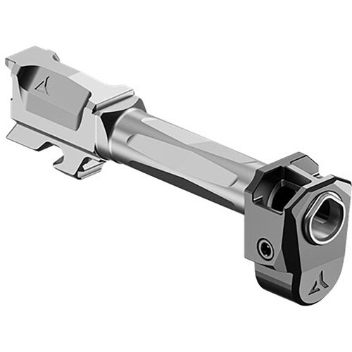 Das Radian® AFTERBURNER™ + RAMJET™ Set für die GLOCK 43 bietet außergewöhnliche Rückstoßreduzierung und Präzision, einfach zu installieren und zu reinigen.