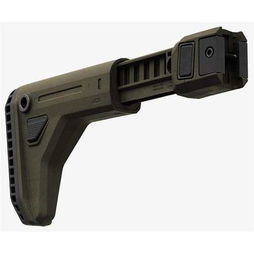 Die MAGPUL UCS Adjustable Carbine Stock bietet extreme Verstellbarkeit, ist kompatibel mit M1913 Rails und ermöglicht eine optimale Anpassung für jeden Schützen.