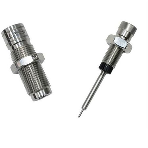 Die L.E. Wilson Bushing Full Length Sizing Die ermöglicht präzises Größen des Hülsenhalses und Körpers, mit langlebigen Edelstahlteilen für höchste Genauigkeit.