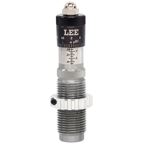 Der LEE PRECISION RIFLE MICROMETER BULLET SEATING DIE bietet präzise, einstellbare Sitztiefe, perfekte Ausrichtung und eine umkehrbare Bullet Guide für gleichzeitiges Setzen und Crimpen.