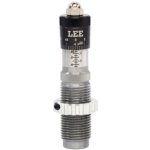 Der LEE PRECISION RIFLE PRECISION MICROMETER BULLET SEATING DIE bietet präzise, einstellbare Sitztiefe und minimalen Lauf, perfekt für deine Munition.