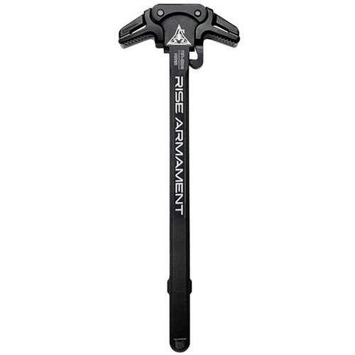 Der RISE Armament Ambidextrous Charging Handle für AR-308 bietet schnelle Bedienung für Links- und Rechtshänder, ist aus 7075 Aluminium gefertigt und hat eine rutschfeste Oberfläche.