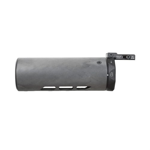 Der U-RAC XL Suppressor Shield schützt vor Verbrennungen, reduziert die Wärme um 60% und ist leicht, kompatibel mit AR-15/AR-10 und für größere Suppressoren geeignet.