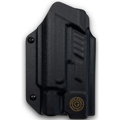 Das GBRS GROUP X PRIORITY 1 OWB Holster bietet verstellbaren Halt, ist für Glock 9mm/.40 mit Surefire X300U geeignet und unterstützt verschiedene Optiken.