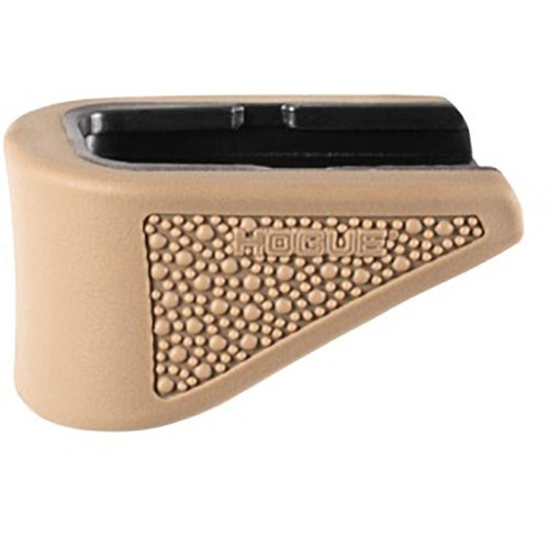 Upgrade deine Glock 42 mit dem Hogue OverMolded Grip Extension Pad für besseren Halt, zusätzlichen Fingergriff und Schutz beim schnellen Nachladen.
