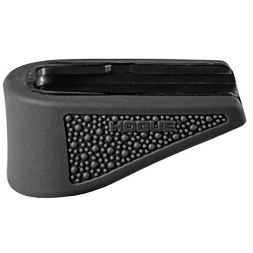Verbessere deine Glock 43 mit dem Hogue OverMolded Grip Extension Pad, das zusätzlichen Halt, Komfort und Schutz beim Nachladen bietet.