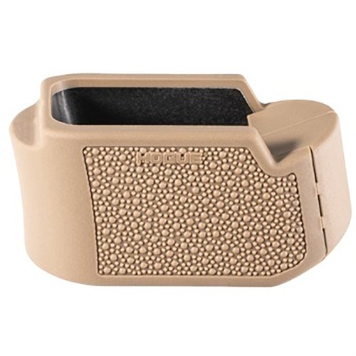 Verbessere die Handhabung deiner Glock 26 mit dem Hogue OverMolded Grip Extension Pad, das zusätzlichen Halt und Schutz beim Nachladen bietet.