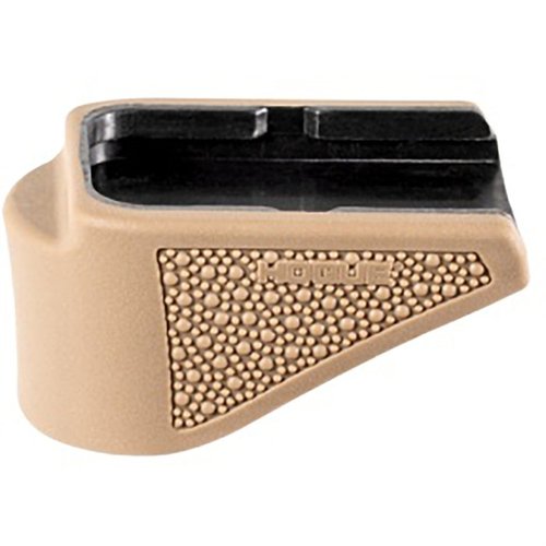 Verbessere die Ergonomie deiner Glock 26 mit dem Hogue OverMolded Grip Extension Pad für besseren Halt, Schutz und einfache Installation.