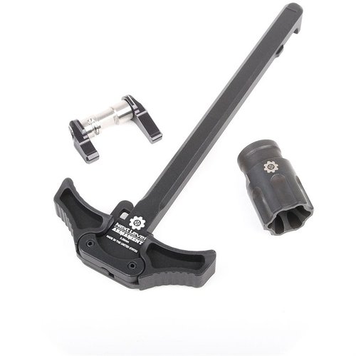 Upgrade dein AR-15 mit dem NLX PERFORMANCE KIT 1: verbessere den Griff, sichere die Kontrolle mit ambidextrischen Bedienelementen und reduziere den Mündungsaufschlag.