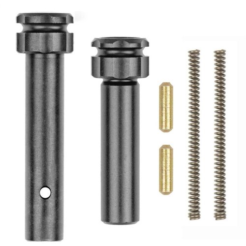 Die ASCEND Enhanced Takedown Pins für AR-308 bieten präzise Verarbeitung, verlängerte Länge für einfache Entfernung und verbesserten Grip dank der geriffelten Kopfgestaltung.
