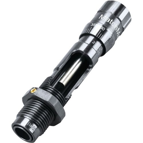 Die RCBS MATCHMASTER Bullet Seater Dies bieten präzise Einstellungen, eine exklusive Ladeöffnung und herausragende Genauigkeit für perfekte Ergebnisse beim Nachladen.