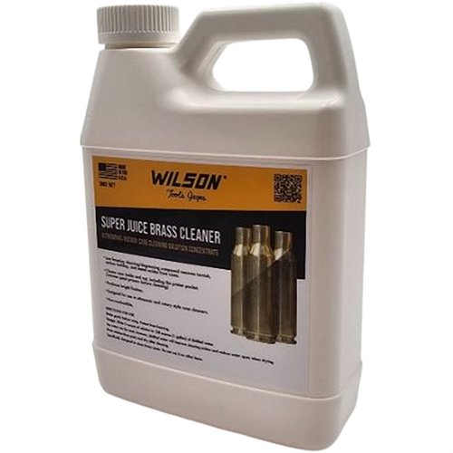 Halte deine Messinghülsen mit L.E. Wilsons SUPER JUICE in Top-Zustand: effektiv gegen Oxidation, kompatibel mit Ultraschall- und Rotationsreinigern!