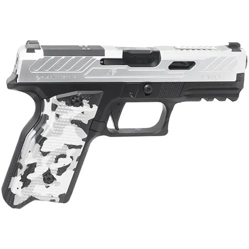 Die XF PRO™ 9MM Luger bietet dir eine robuste Bauweise, Glock® Magazin-Kompatibilität, einen präzisen Abzug und eine anpassbare Ergonomie für optimale Leistung.
