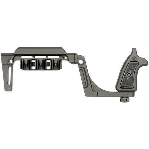 Die Bounty Hunter Brace für Smith & Wesson X-Frame bietet verbesserte Stabilität, Komfort und einfache Demontage für optimale Handhabung und Transport.