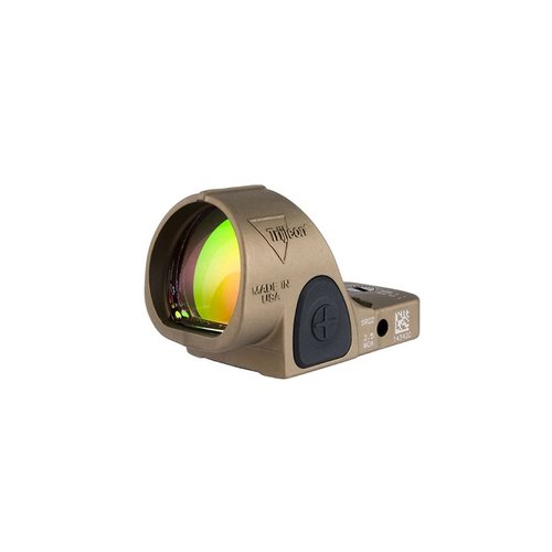 Der Trijicon SRO 2.5 MOA ist ein robuster, einstellbarer LED Reflexvisier mit klarem Punkt, einfacher Handhabung und 3 Jahren Batterielebensdauer, ideal für präzises Schießen.