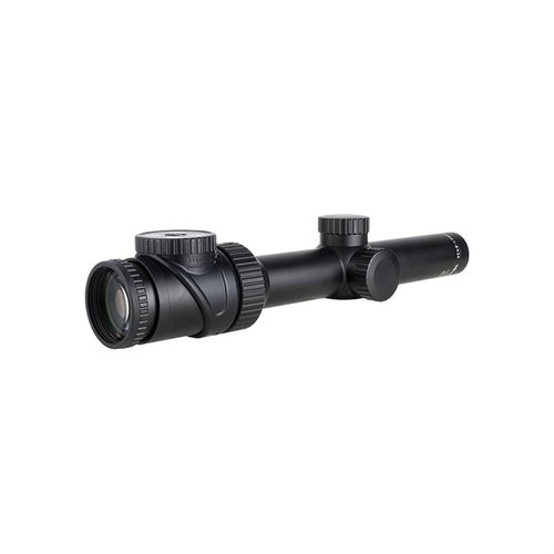 Die Trijicon AccuPoint 1-8x24 SFP Zielfernrohr bietet eine batteriefreie, beleuchtete Absehen für schnelle Zielerfassung, extreme Haltbarkeit und vielseitige Verstellmöglichkeiten.