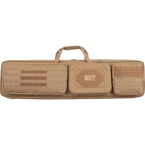 Der 48" Double Suppressor Tactical Rifle Case bietet Platz für AR-15s und PCCs, hat eine hitzebeständige Tasche und praktische Außenfächer für Zubehör.