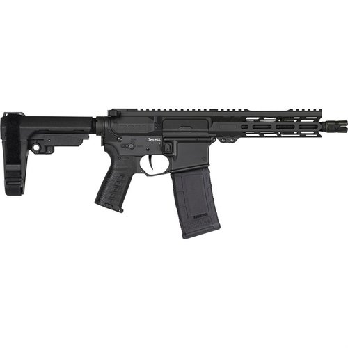 .300 BLK, kompakt und leistungsstark, bietet die MK4 BANSHEE™ eine topmoderne AR-Pistole mit M-LOK® Slots, ZEROED Teilen und einem zuverlässigen RipBrace.