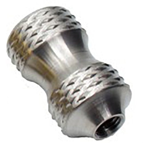 Der LITTLE BERTHA Bolt Knob bietet dank seines stundenförmigen Designs und der diamantförmigen Nieten einen komfortablen Griff, ideal für kleine Hände.