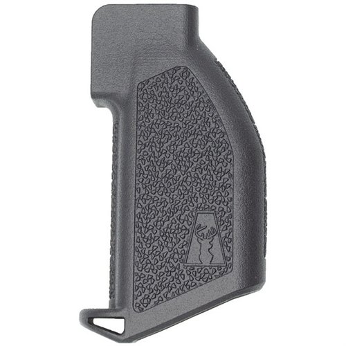 Der ALPHA PRECISION RIFLE GRIP bietet ergonomischen Komfort, verbesserte Triggerfinger-Ausrichtung und rutschfeste Stippling für optimale Kontrolle bei jedem Schuss.