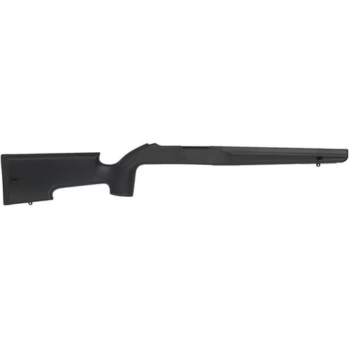 Der TITAN22 LT Hunter Rimfire Stock für Ruger 10/22 bietet leichtes, robustes Design, freie Laufkanäle und integrierte QD-Schwenkhalter für optimale Handhabung.