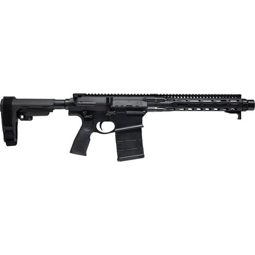 Die DD5 P bietet dir eine kompakte AR-Pistole mit einem 12,5" Cold Hammer Forged Lauf, anpassbarem Gasblock und verbesserter Genauigkeit für optimale Leistung.