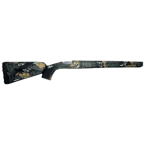Der GRAYBOE FLAGSTAFF UMC kompatible Fixed Stock ist leicht, robust und wetterbeständig, mit M-LOK Slots und QD Cups für vielseitige Befestigungsmöglichkeiten.
