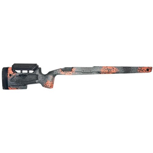 Der GRAYBOE CORE UMC kompatible Adjustable Stock bietet unvergleichliche Stärke und Präzision, mit verstellbarem Schaftholz und AICS-Magazinunterstützung.