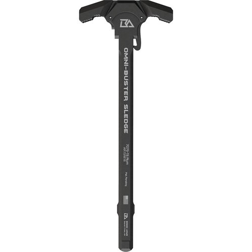 Der Sledgehammer Omni-Buster Charging Handle für AR-15 bietet eine effektive Gasreduktion, ist ambidextrös und aus robustem 7075-T6 Aluminium gefertigt.