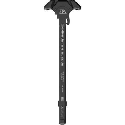 Der Sledgehammer Omni-Buster Charging Handle für AR-15 bietet maximale Gasreduzierung, eine ambidextröse Bedienung und ist aus robustem 7075-T6 Aluminium gefertigt.