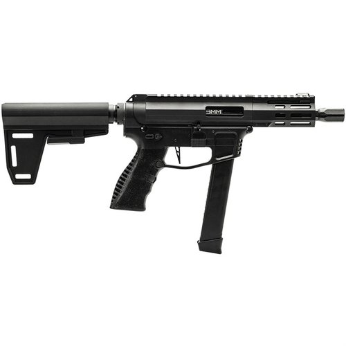 Die JAWBONE HYBRID 9MM Luger Pistole bietet mit 33+1 Kapazität, Glock-Kompatibilität und einem stabilisierenden Ace of Brace eine perfekte Kombination aus Leistung und Vielseitigkeit.