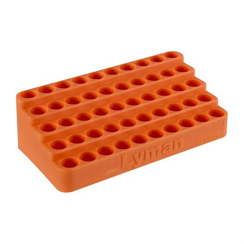 Optimiere dein Reloading mit den Lyman Bleacher Loading Blocks! 🎯 Hält 50 Hülsen und erleichtert das Entnehmen mit innovativem Design.