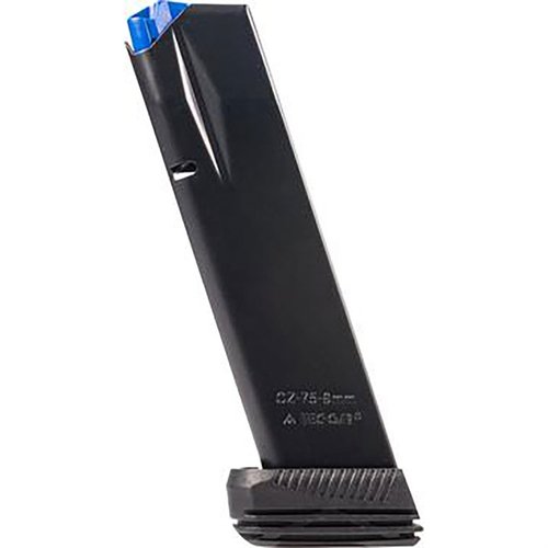 Entdecke das CZ 75B 9MM Magazin von MEC-GAR mit 19 RDS Kapazität. Hergestellt aus langlebigem Stahl für deine Sicherheit! ✨