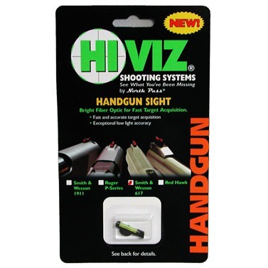 Verbessere deine Zielgenauigkeit mit den HIVIZ Fiber Optic Front Sights für dein S&W Revolver. 🌟 Perfekt für J Frame, 617 Modelle!
