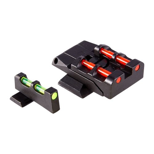Verbessere deine Zielgenauigkeit mit dem HIVIZ verstellbaren Visier-Set für S&W M&P! 🎯 Anpassbare Farben für optimale Sicht bei jedem Licht.