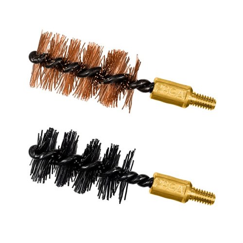 Entdecke die Otis Bore Brush 2PK 🛠️ mit Nylon- und Bronze-Bürsten für präzise Reinigung deiner 28 Gauge Waffen. Hochwertige Qualität garantiert!